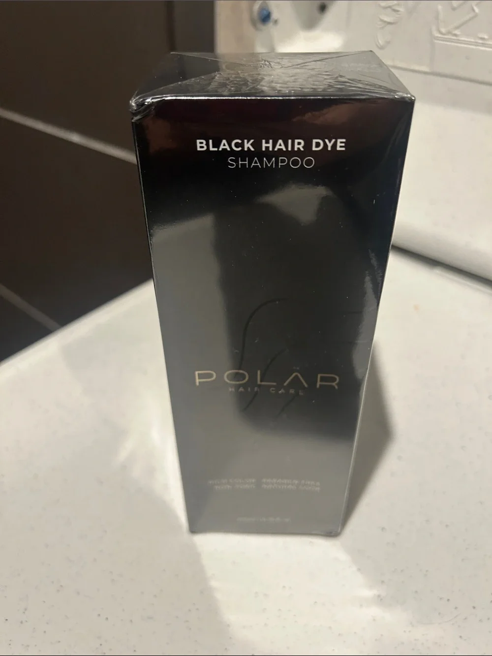 Black Hair Dye Shampoo — Black